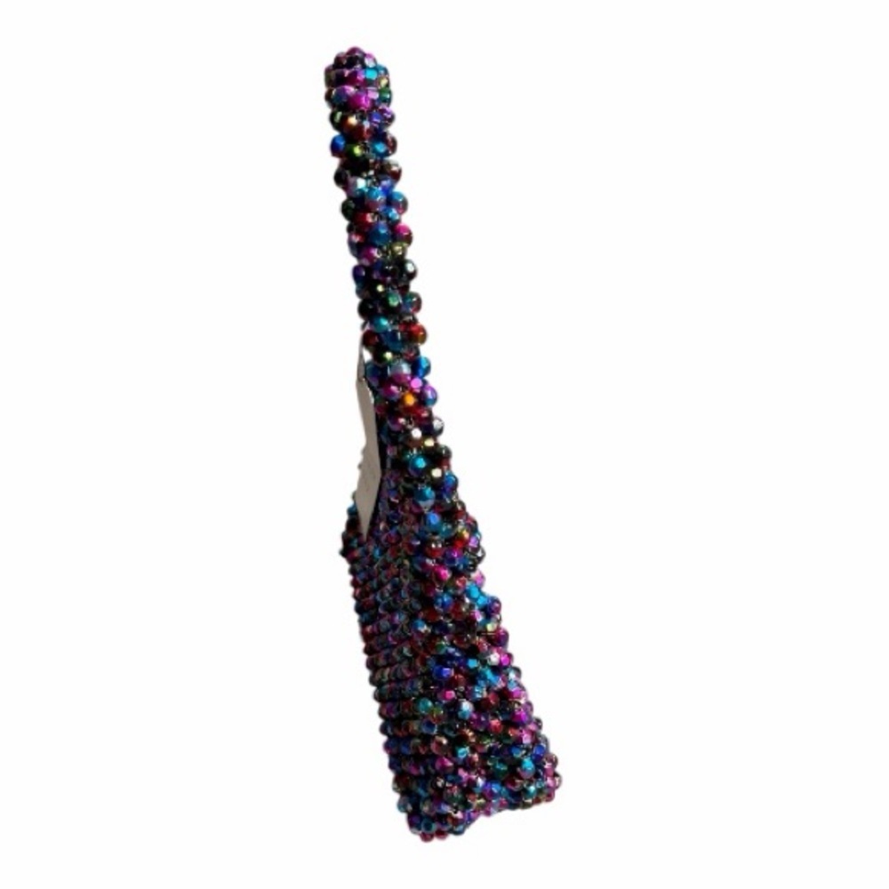 Target Multicolor Beaded Mini Shoulder Bag | Y2K Sparkle Party Purse | NWT - Picture 5 of 5